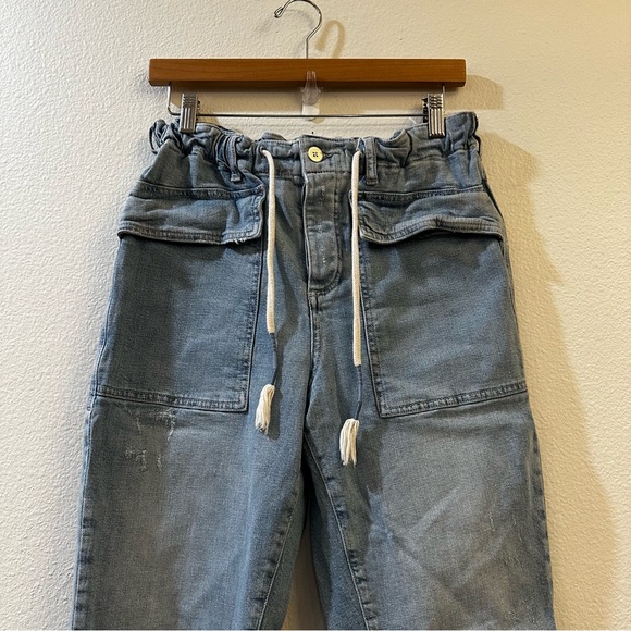 Free People We The Free City Slouch Tapered Jeans Size Small - Picture 4 of 10